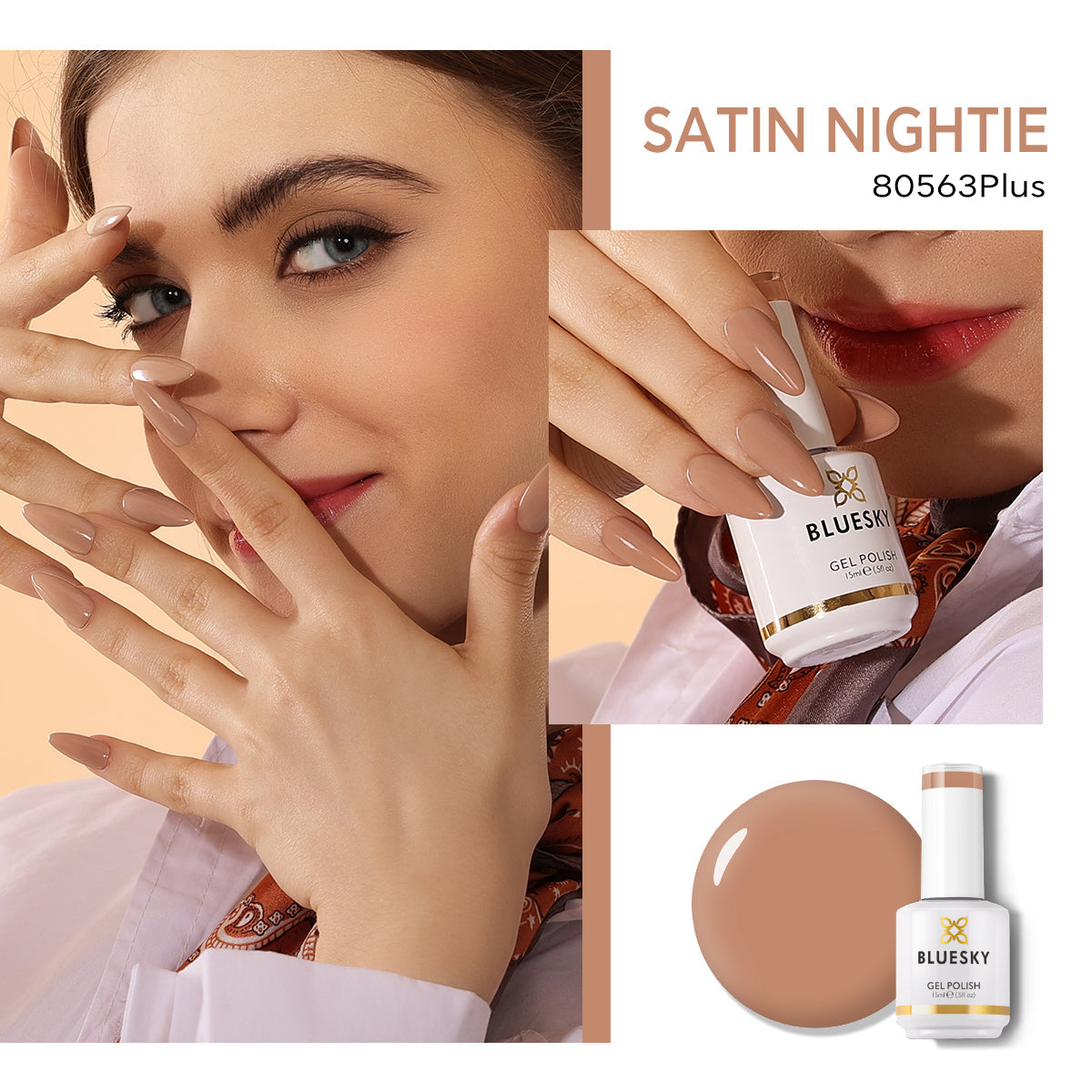 Gel Nail Polish | Classic PLUS | SATIN NIGHTIE