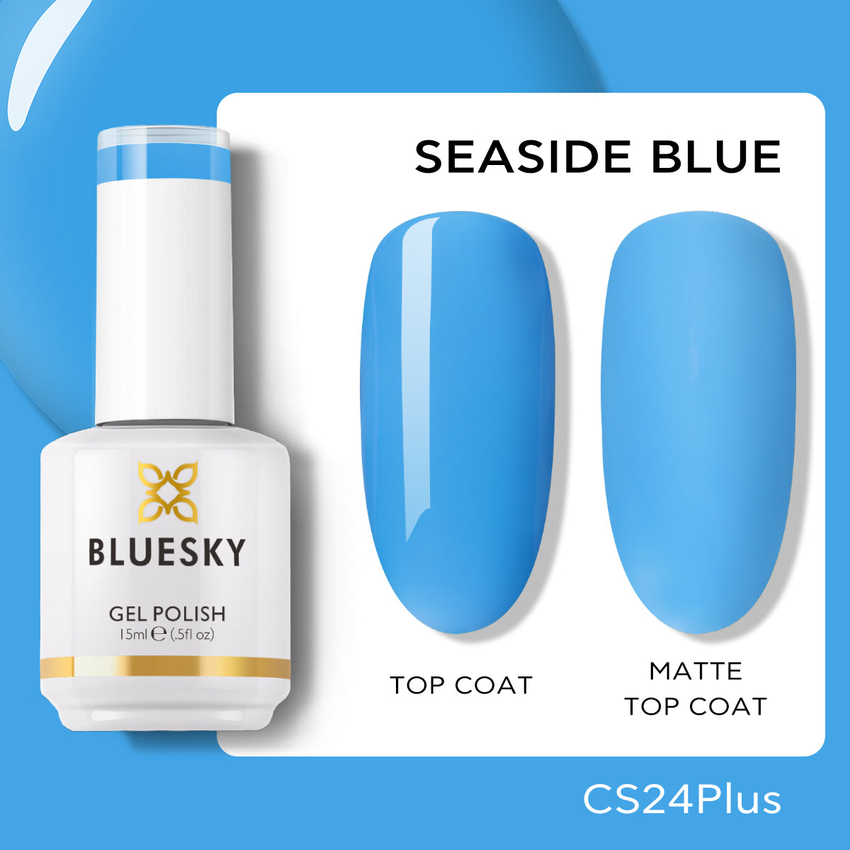 Gel Nail Polish | Classic PLUS | SEASIDE BLUE