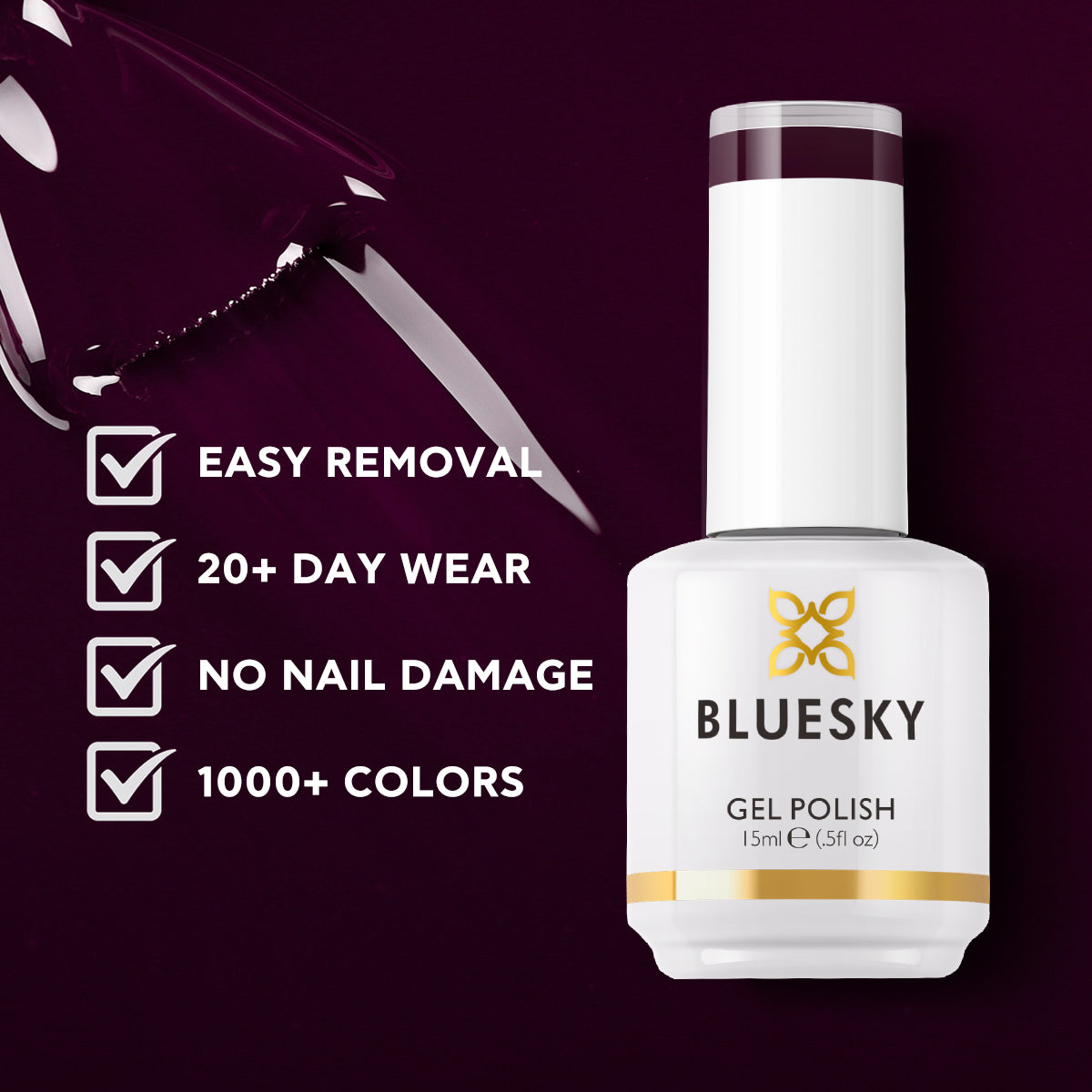 Gel Nail Polish | Classic PLUS | PLUM WINE