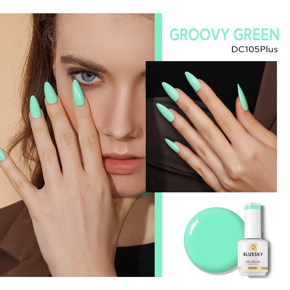 Gel Nail Polish | Classic PLUS | GROOVY GREEN