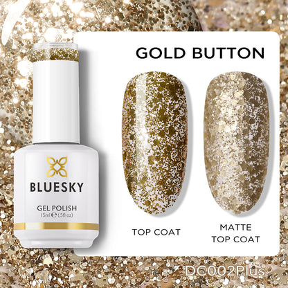 Gel Nail Polish | Classic PLUS | GOLD BUTTON