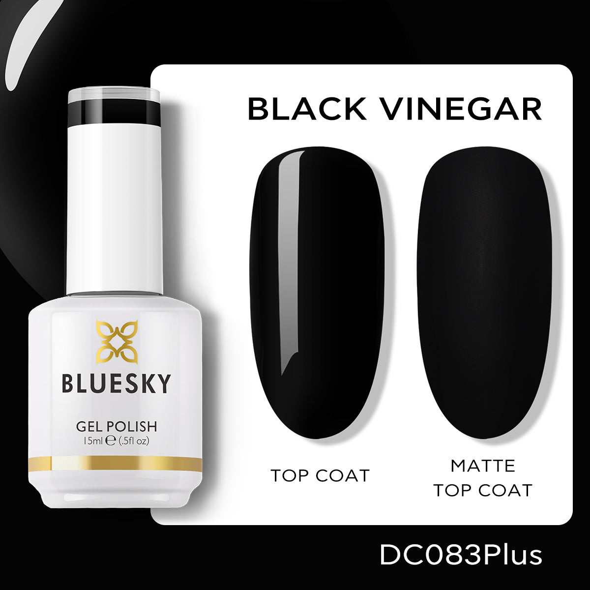 Gel Nail Polish | Classic PLUS | BLACK VINEGAR