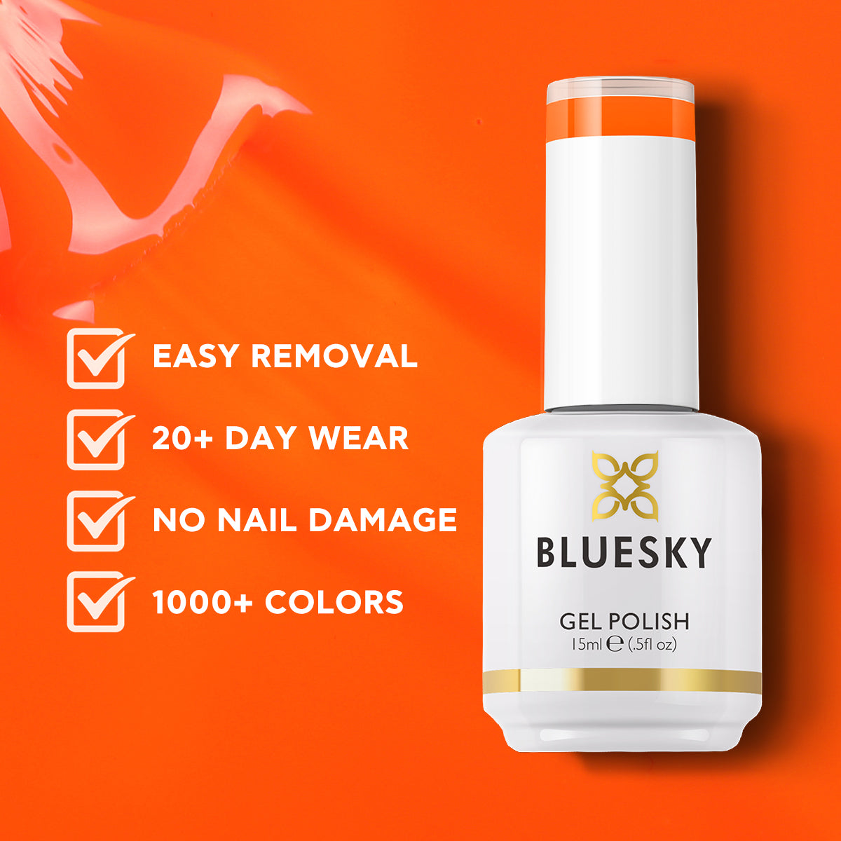 Gel Nail Polish | Classic PLUS | ORANGE ZEST