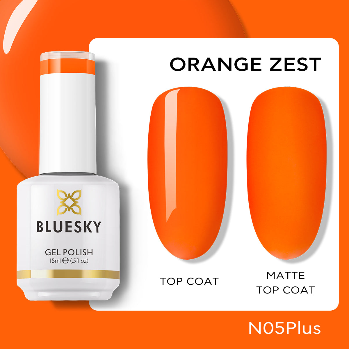 Gel Nail Polish | Classic PLUS | ORANGE ZEST