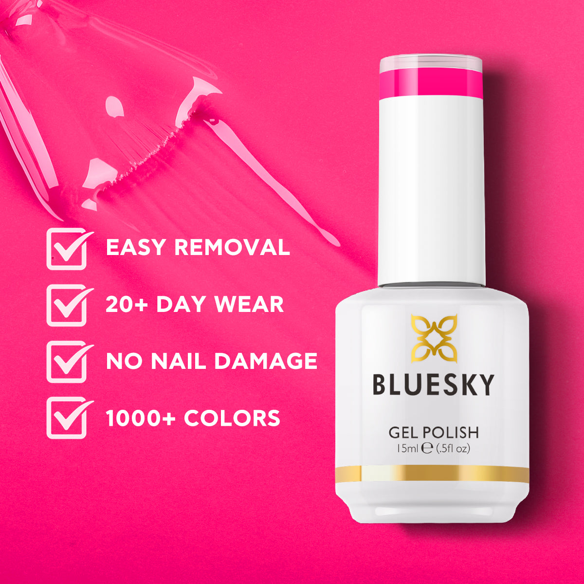 Gel Nail Polish | Classic PLUS | SHOCKING PINK