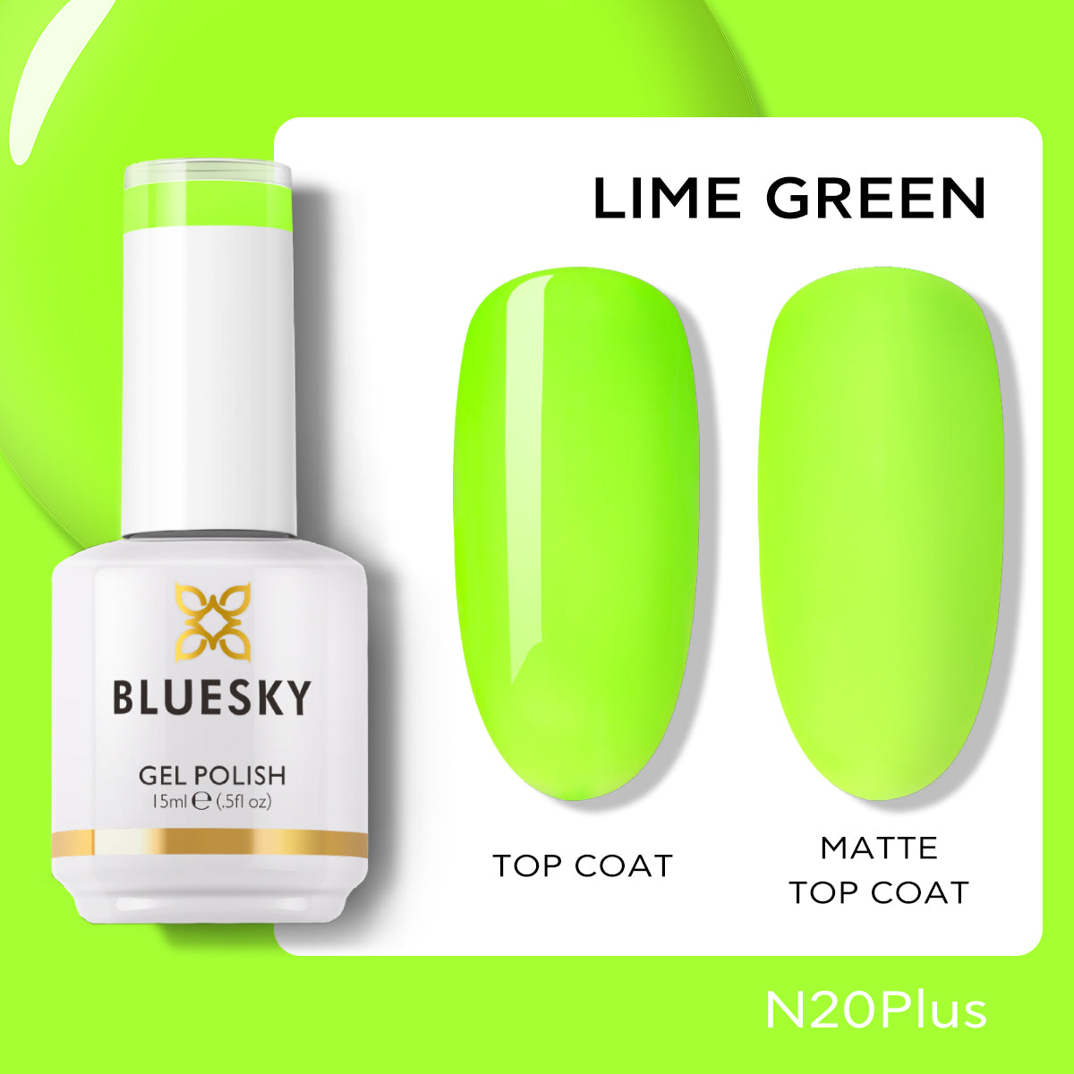 Gel Nail Polish | Classic PLUS | LIME GREEN