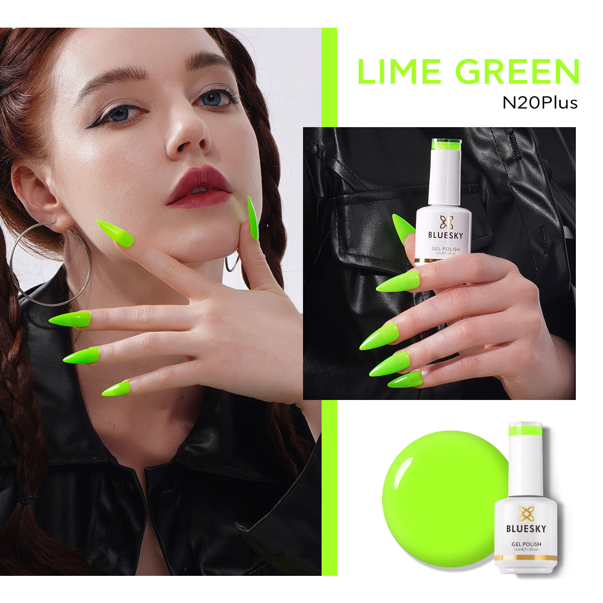 Gel Nail Polish | Classic PLUS | LIME GREEN