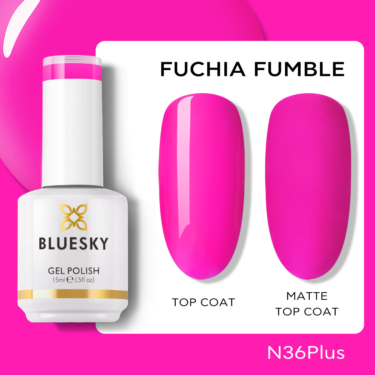 Gel Nail Polish | Classic PLUS | FUCHIA FUMBLE