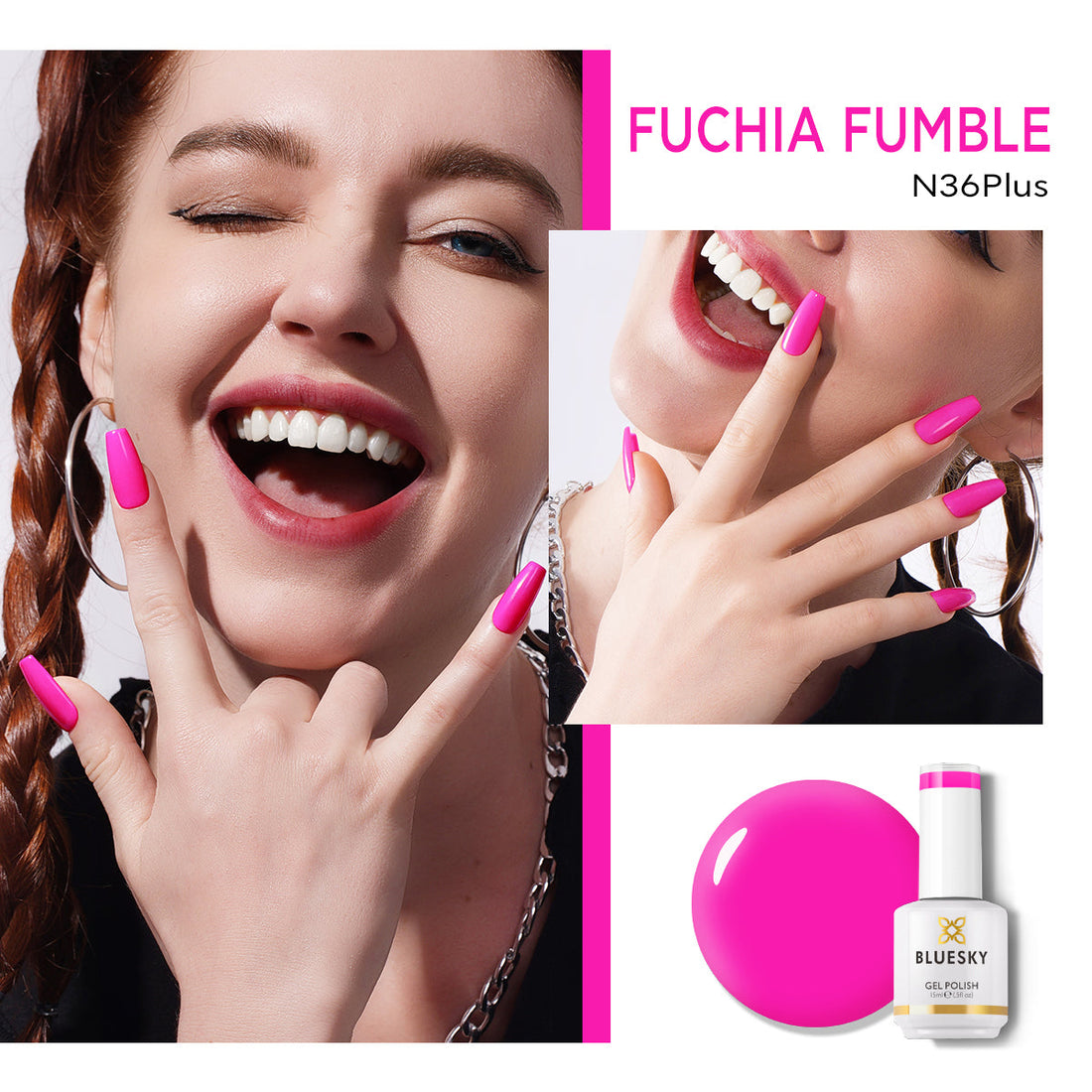 Gel Nail Polish | Classic PLUS | FUCHIA FUMBLE