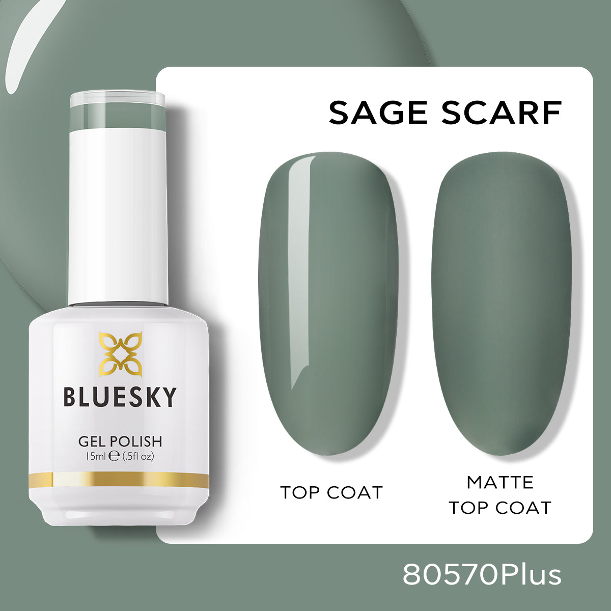 Gel Nail Polish | Classic PLUS | SAGE SCARF