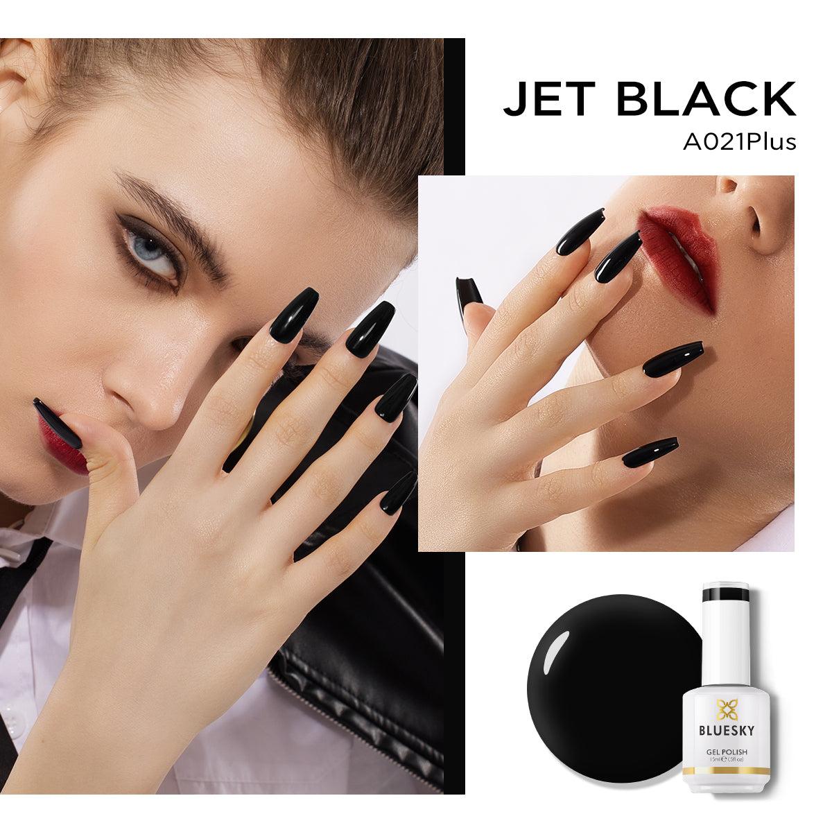 Gel Nail Polish | Classic PLUS | JET BLACK