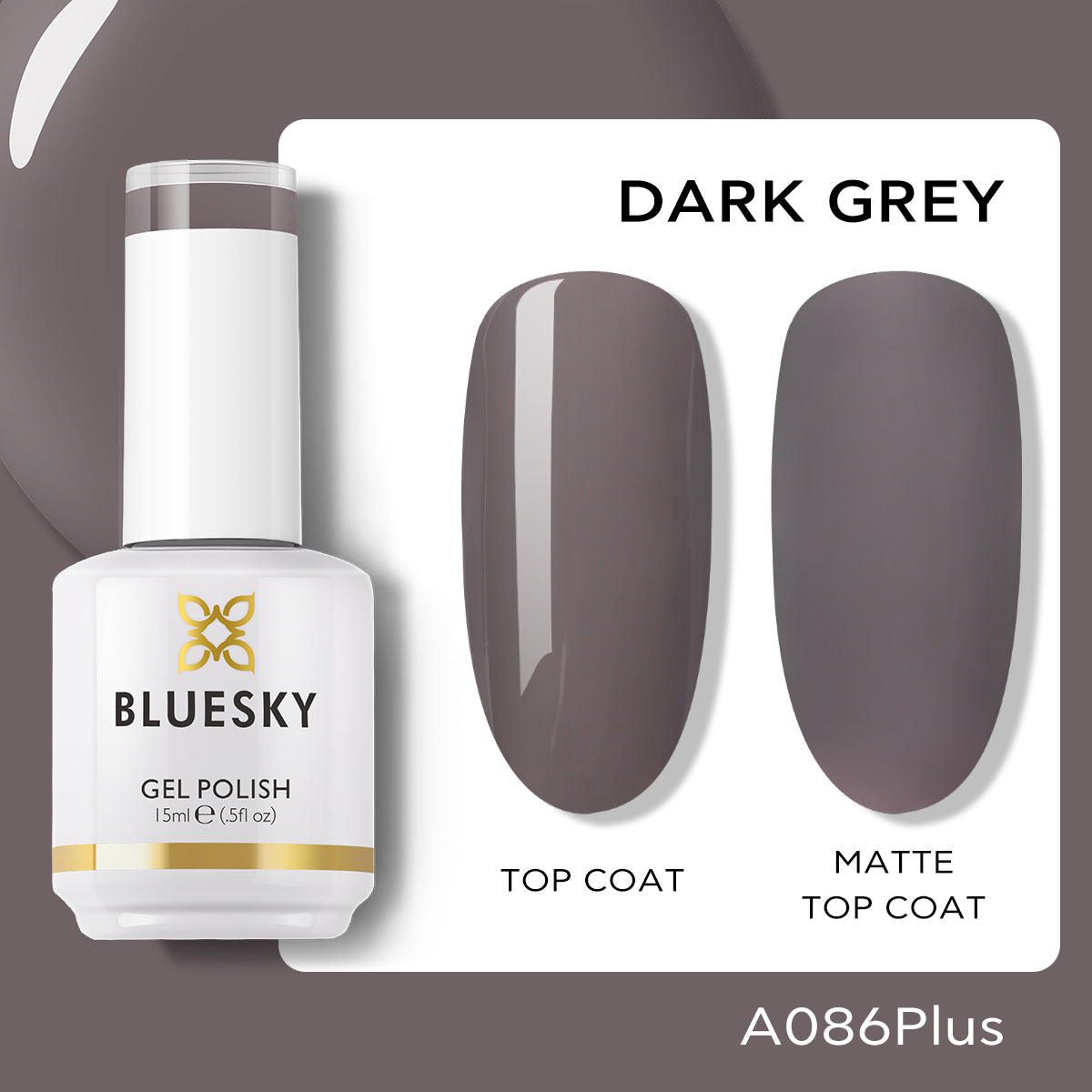 Gel Nail Polish | Classic PLUS | DARK GREY