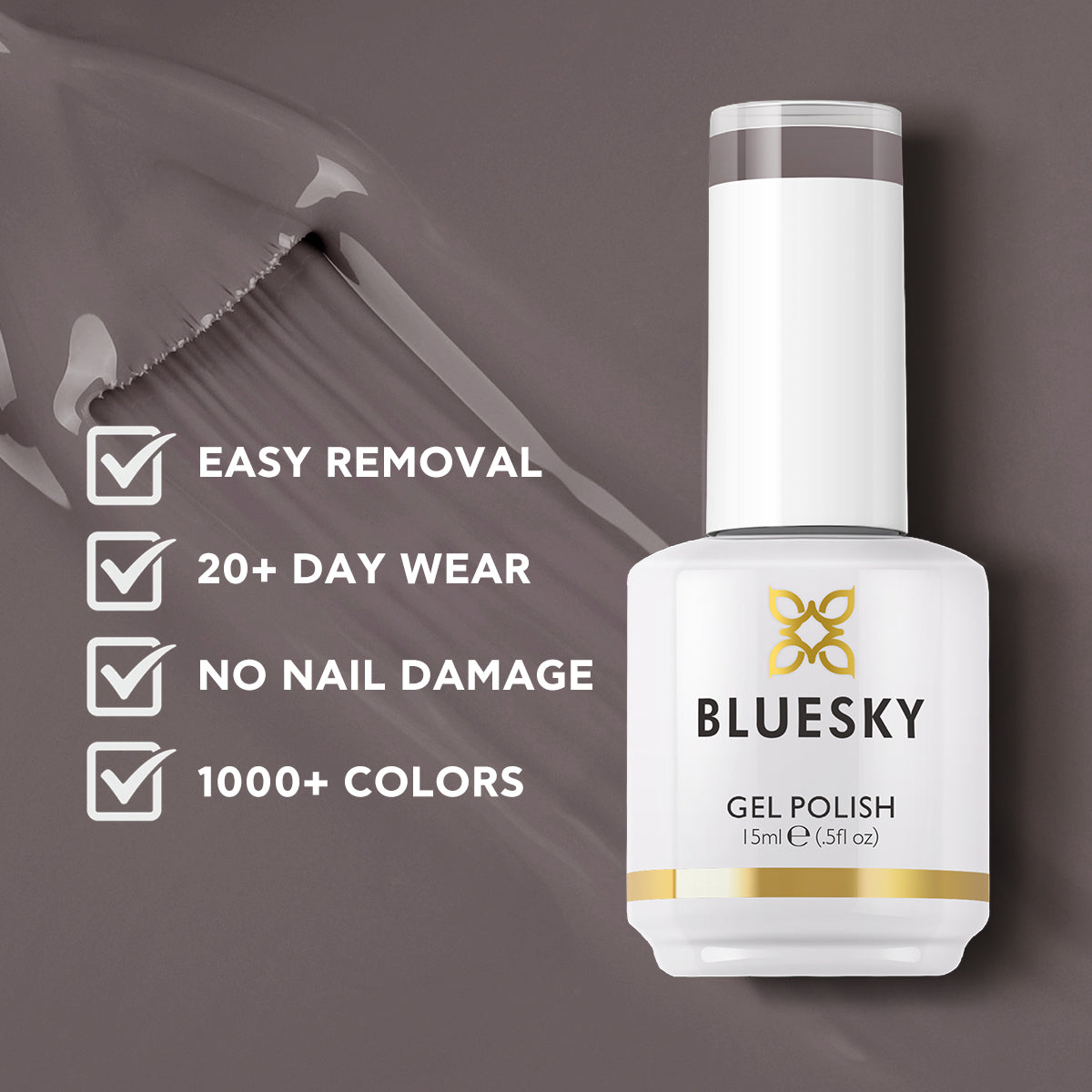 Gel Nail Polish | Classic PLUS | DARK GREY