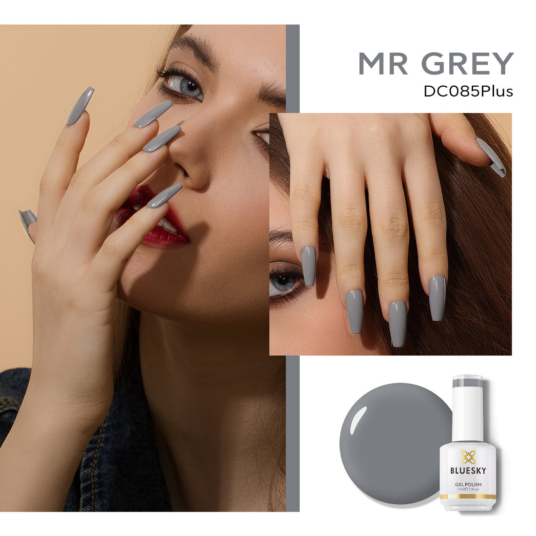 Gel Nail Polish | Classic PLUS | MR GREY