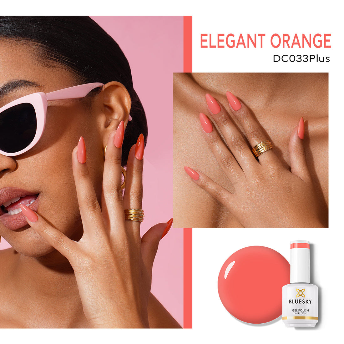 Gel Nail Polish | Classic PLUS | ELEGANT ORANGE