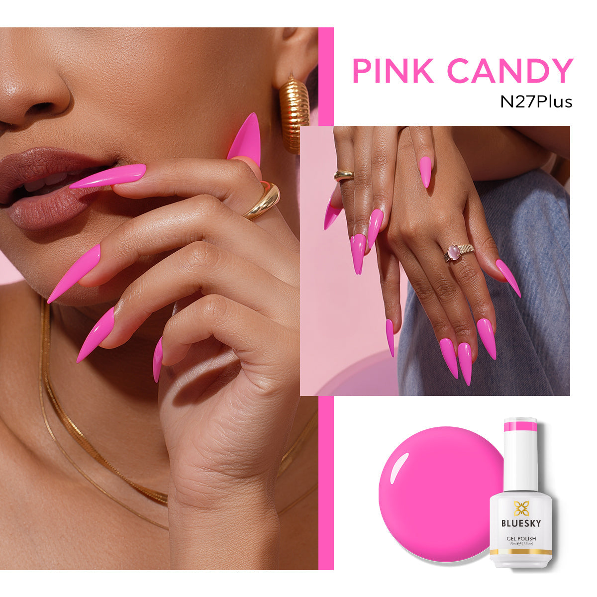 Gel Nail Polish | Classic PLUS | PINK CANDY