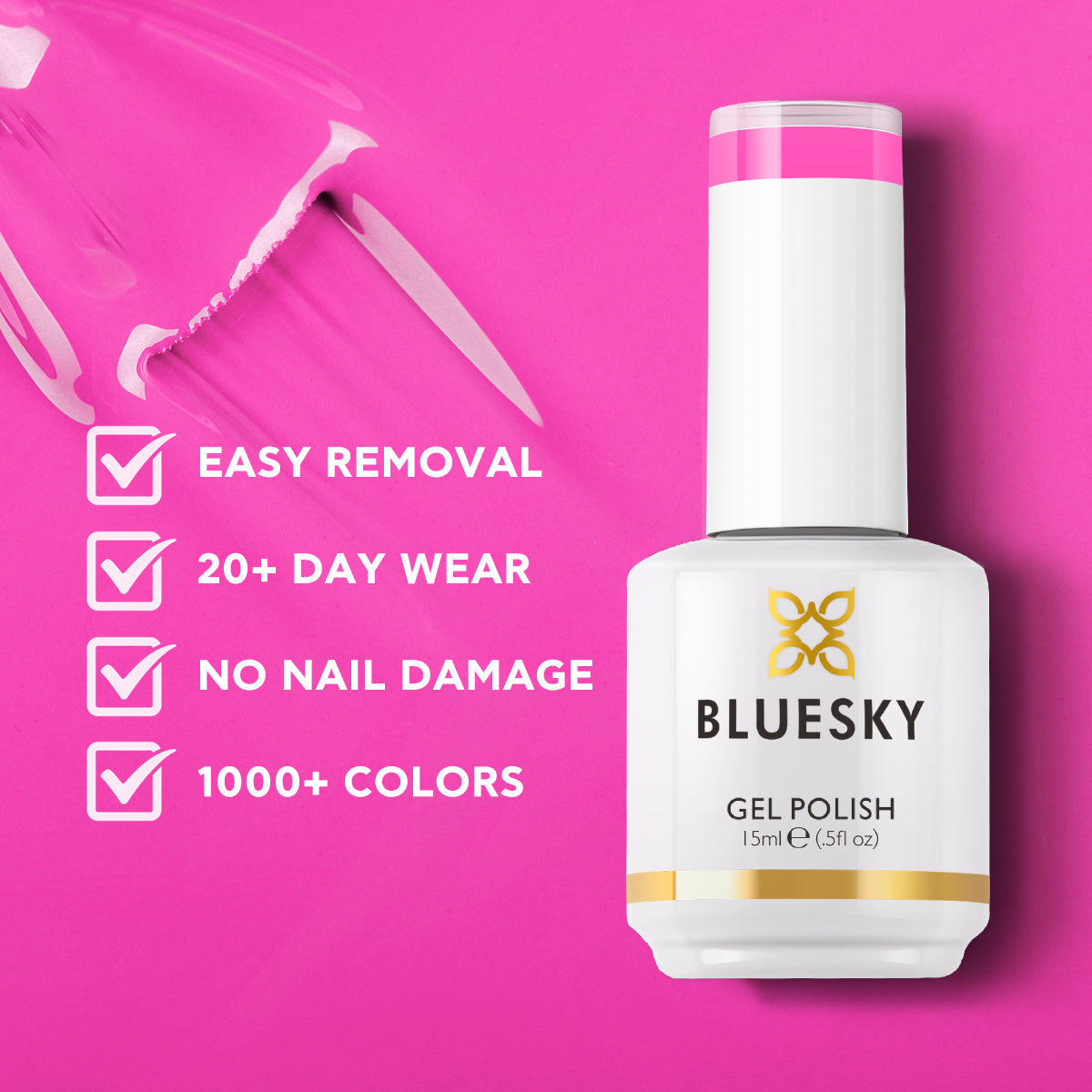 Gel Nail Polish | Classic PLUS | PINK CANDY