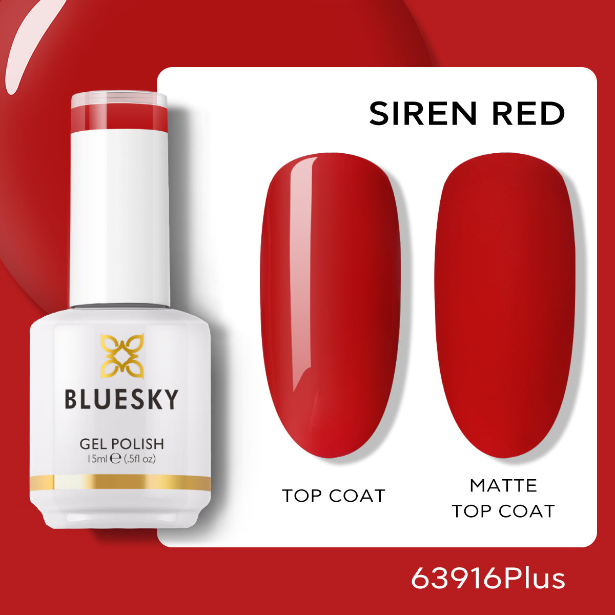 Gel Nail Polish | Classic PLUS | SIREN RED