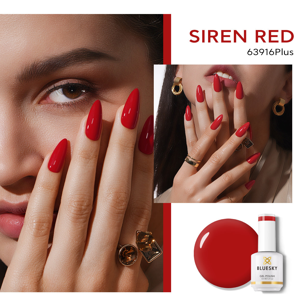 Gel Nail Polish | Classic PLUS | SIREN RED