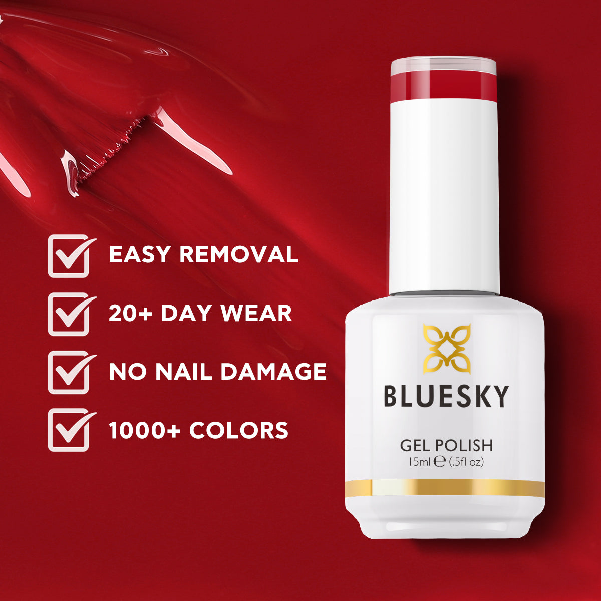 Gel Nail Polish | Classic PLUS | CRIMSON RED