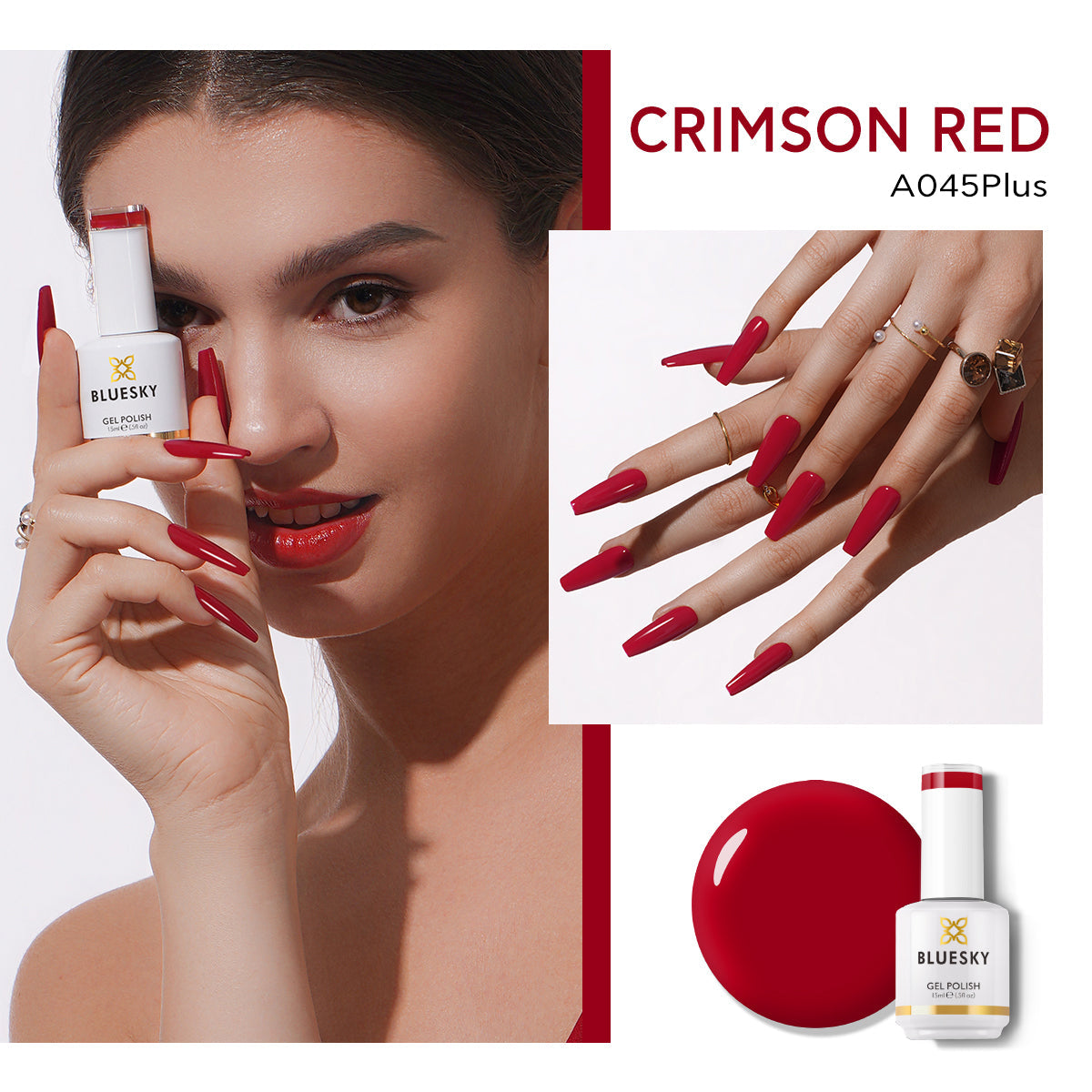 Gel Nail Polish | Classic PLUS | CRIMSON RED