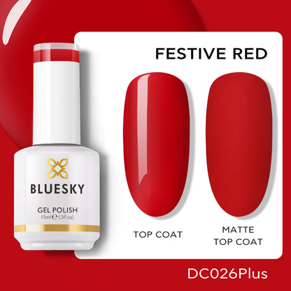 Gel Nail Polish | Classic PLUS | FESTIVE RED