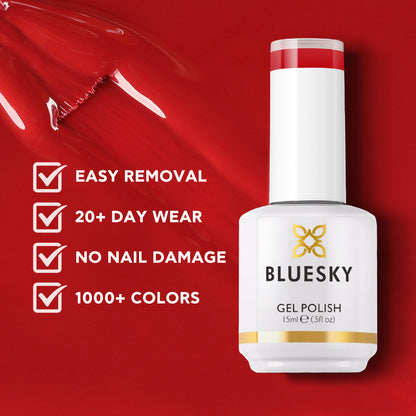 Gel Nail Polish | Classic PLUS | FESTIVE RED