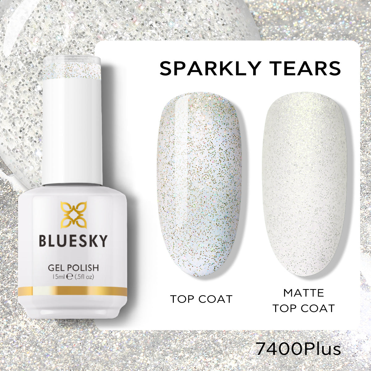 Gel Nail Polish | Classic PLUS | SPARKLY TEARS