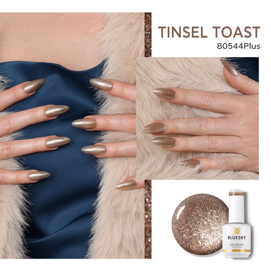 Gel Nail Polish | Classic PLUS | TINSEL TOAST