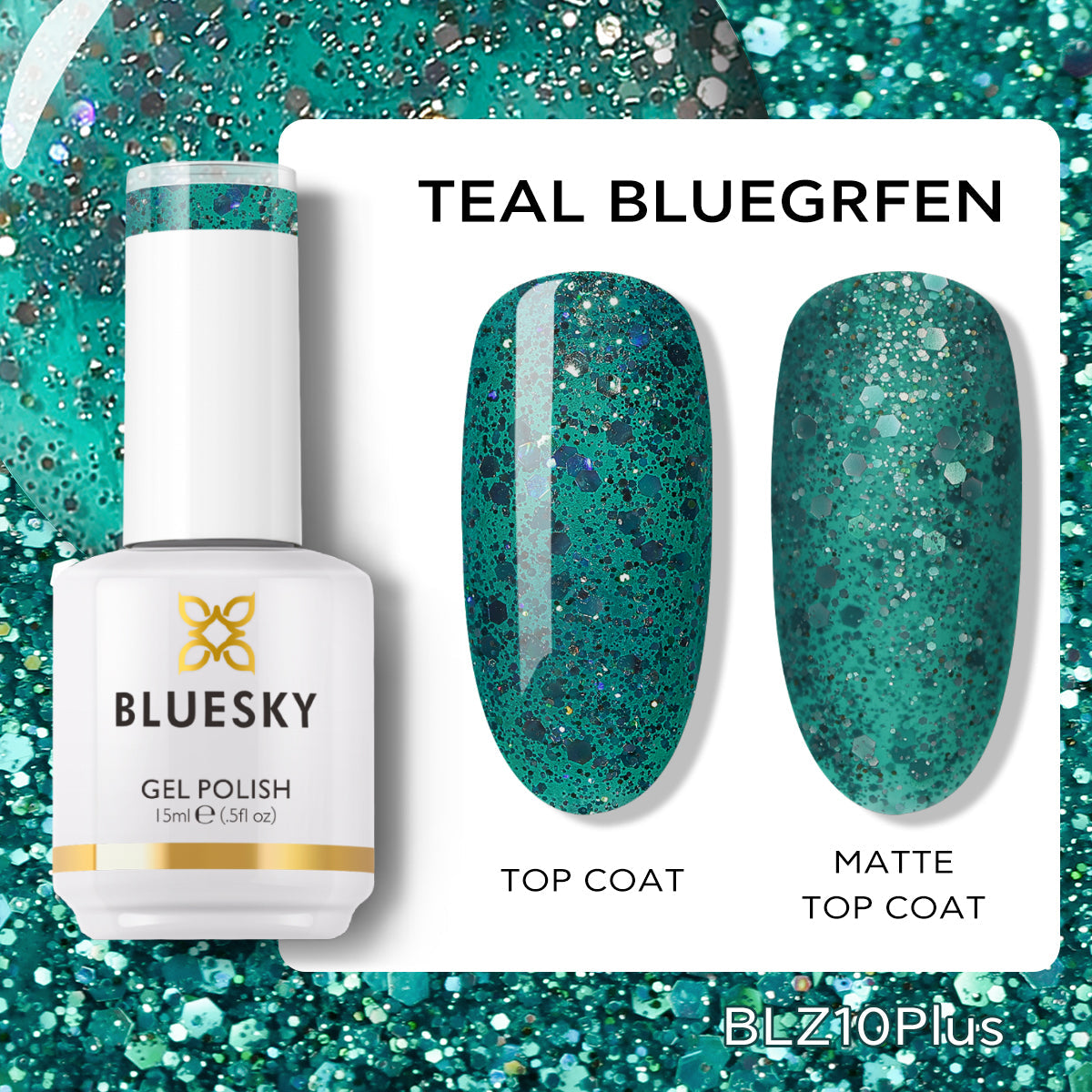 Gel Nail Polish | Classic PLUS | TEAL BLUE GREEN