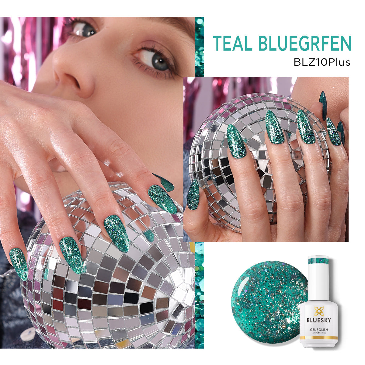 Gel Nail Polish | Classic PLUS | TEAL BLUE GREEN