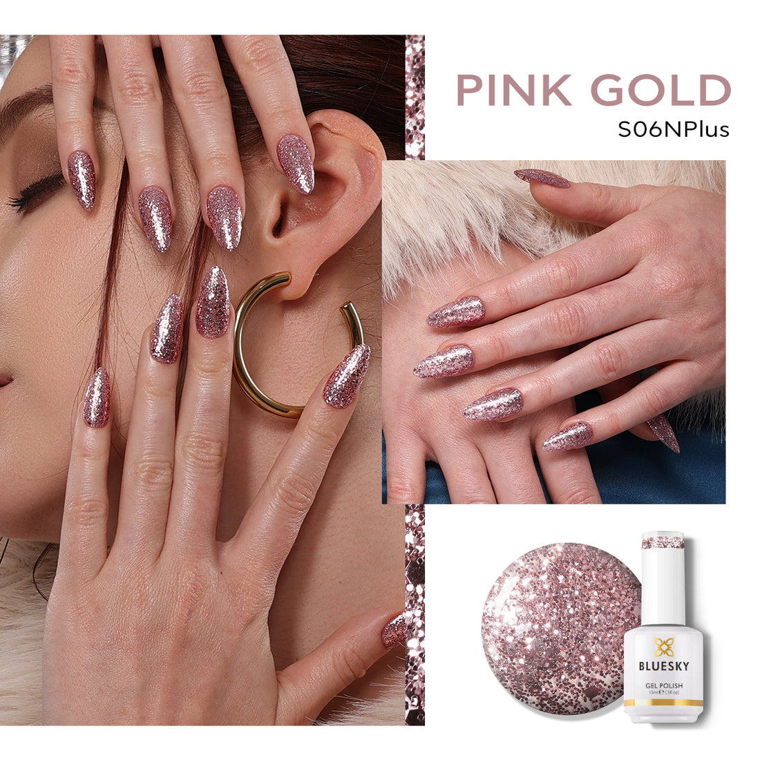 Gel Nail Polish | Classic PLUS | PINK GOLD