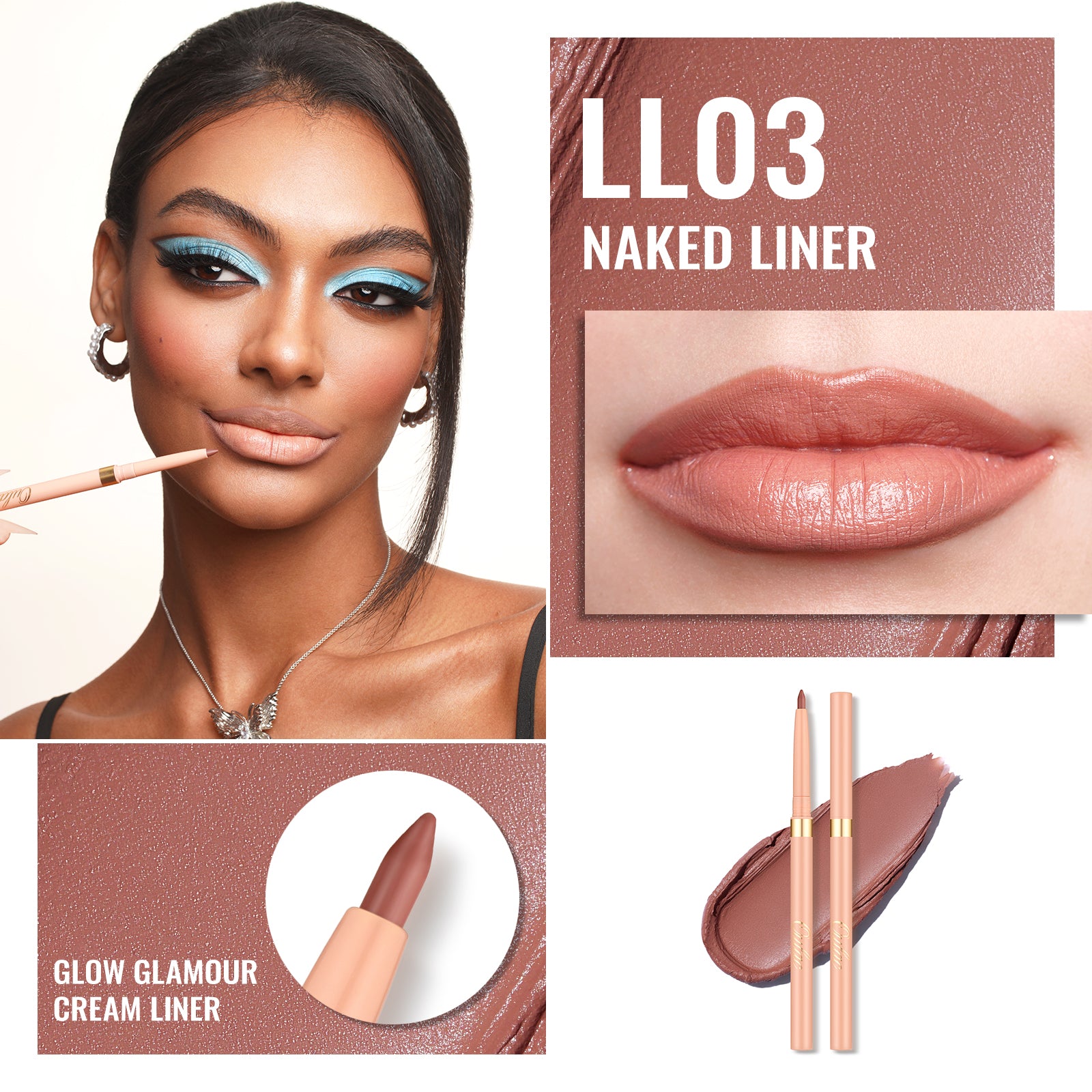 Glow Glamour Lip Liner | LL 03 Naked Liner