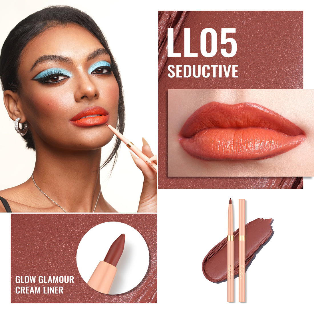 Glow Glamour Lip Liner | LL 05 Seductive