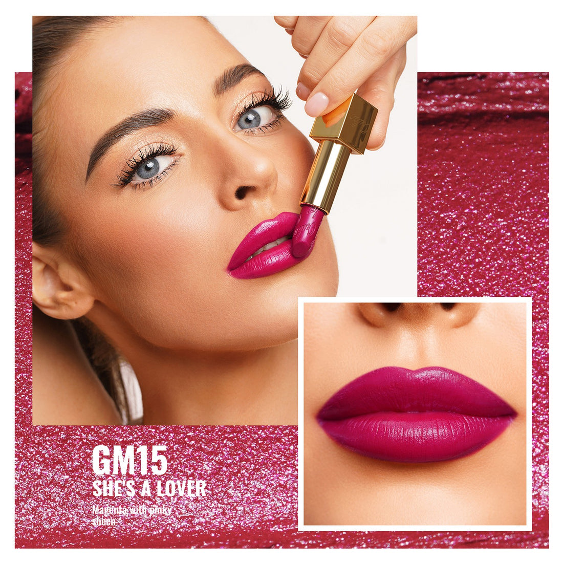 Metallic Shine Lipstick | GM15 She&