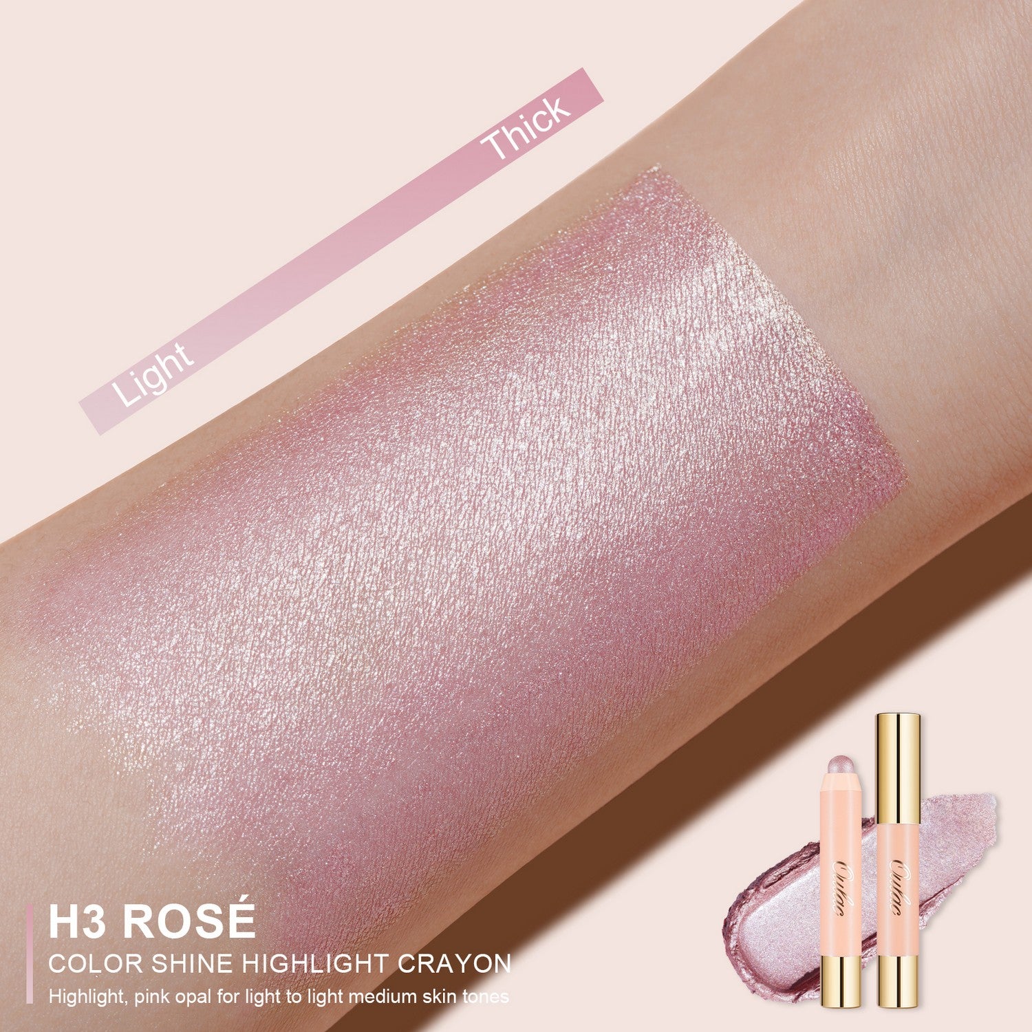 Highlight Crayon | H3 Rosé