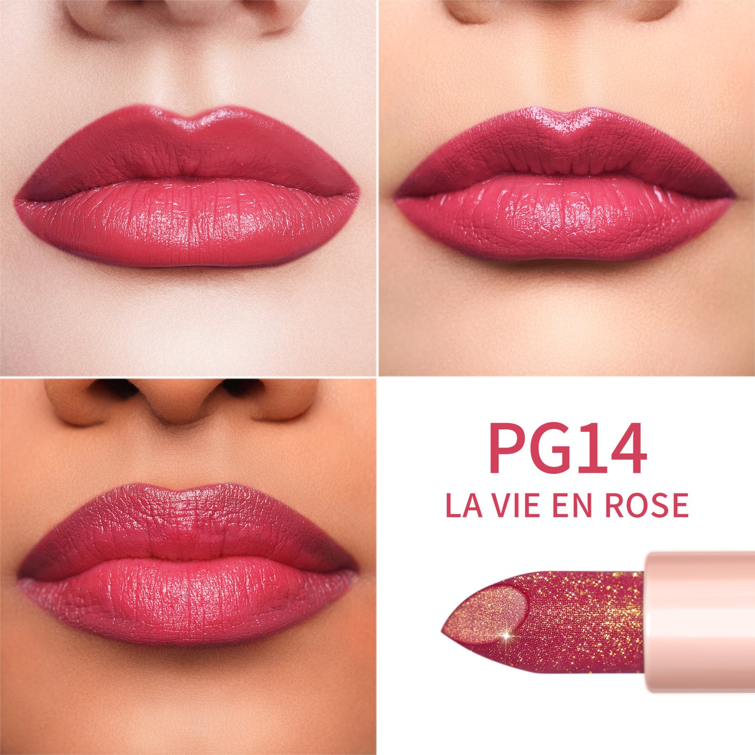 Infinity Shine Lipstick | PG14 La Vie en Rose