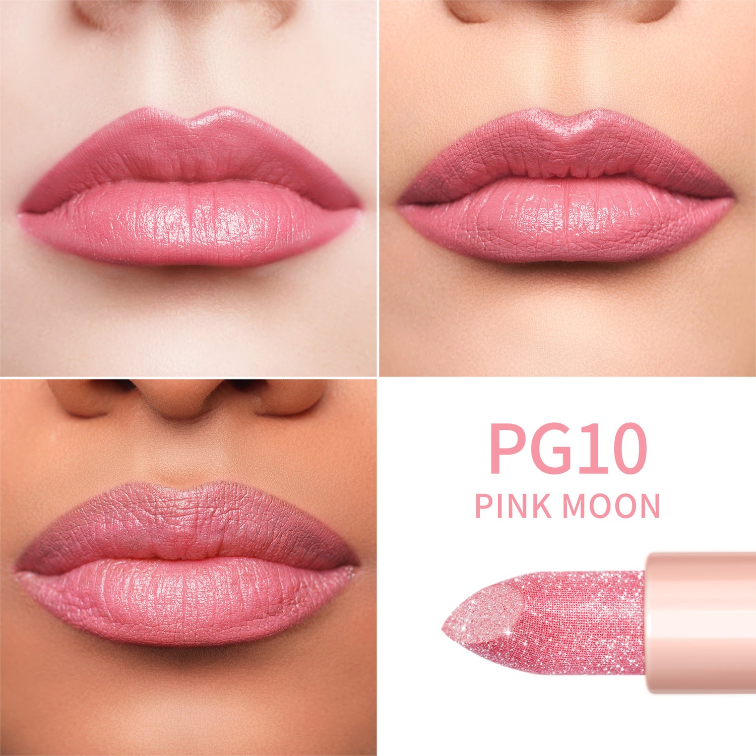 Infinity Shine Lipstick | PG10 Pink Moon