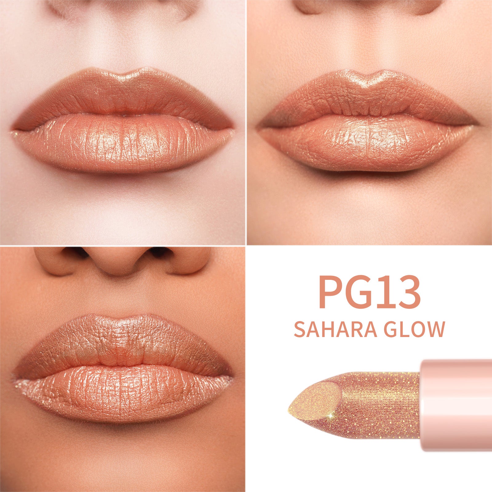 Infinity Shine Lipstick | PG13 Sahara Glow