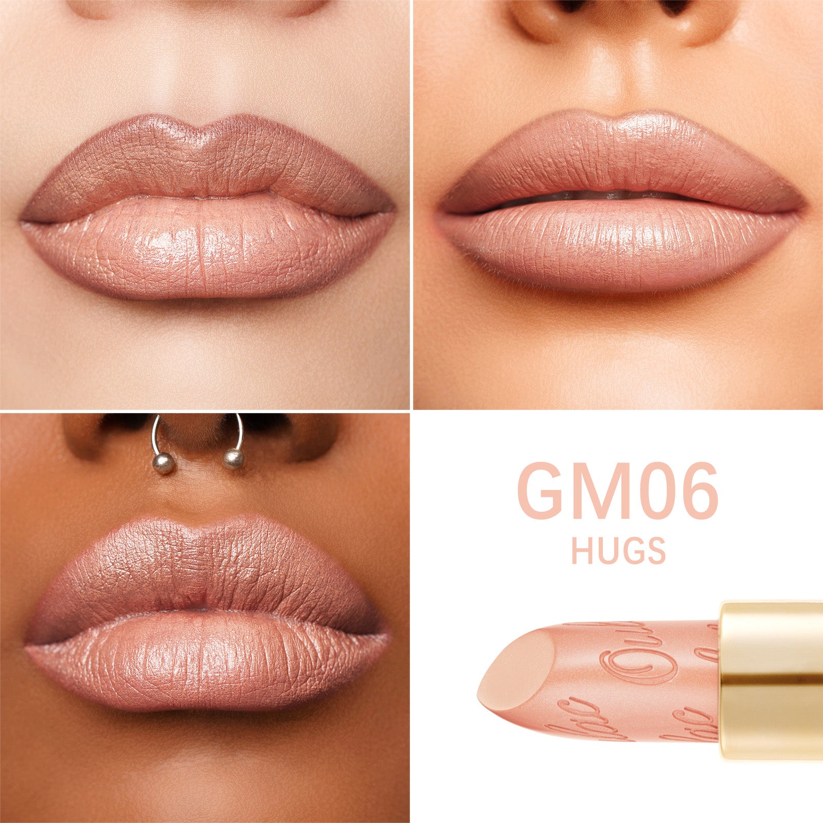 Metallic Shine Lipstick | GM06 Hugs