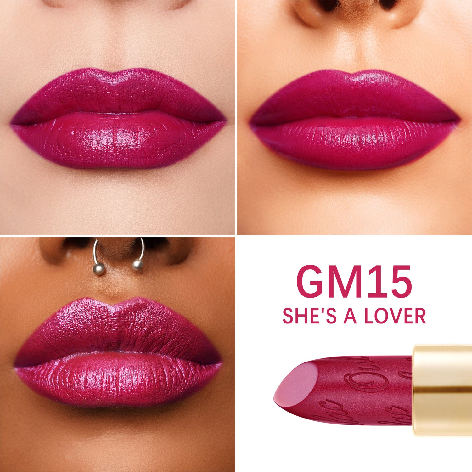 Metallic Shine Lipstick | GM15 She&