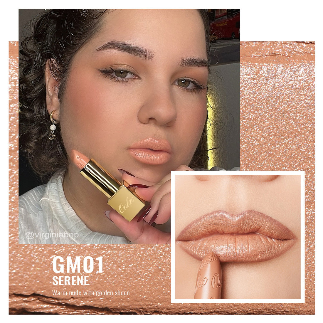 Metallic Shine Lipstick | GM01 Serene