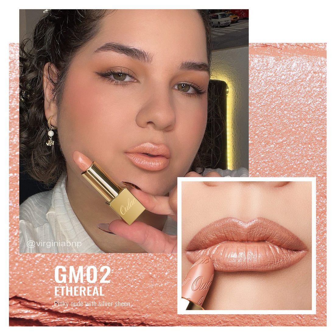 Metallic Shine Lipstick | GM02 Ethereal