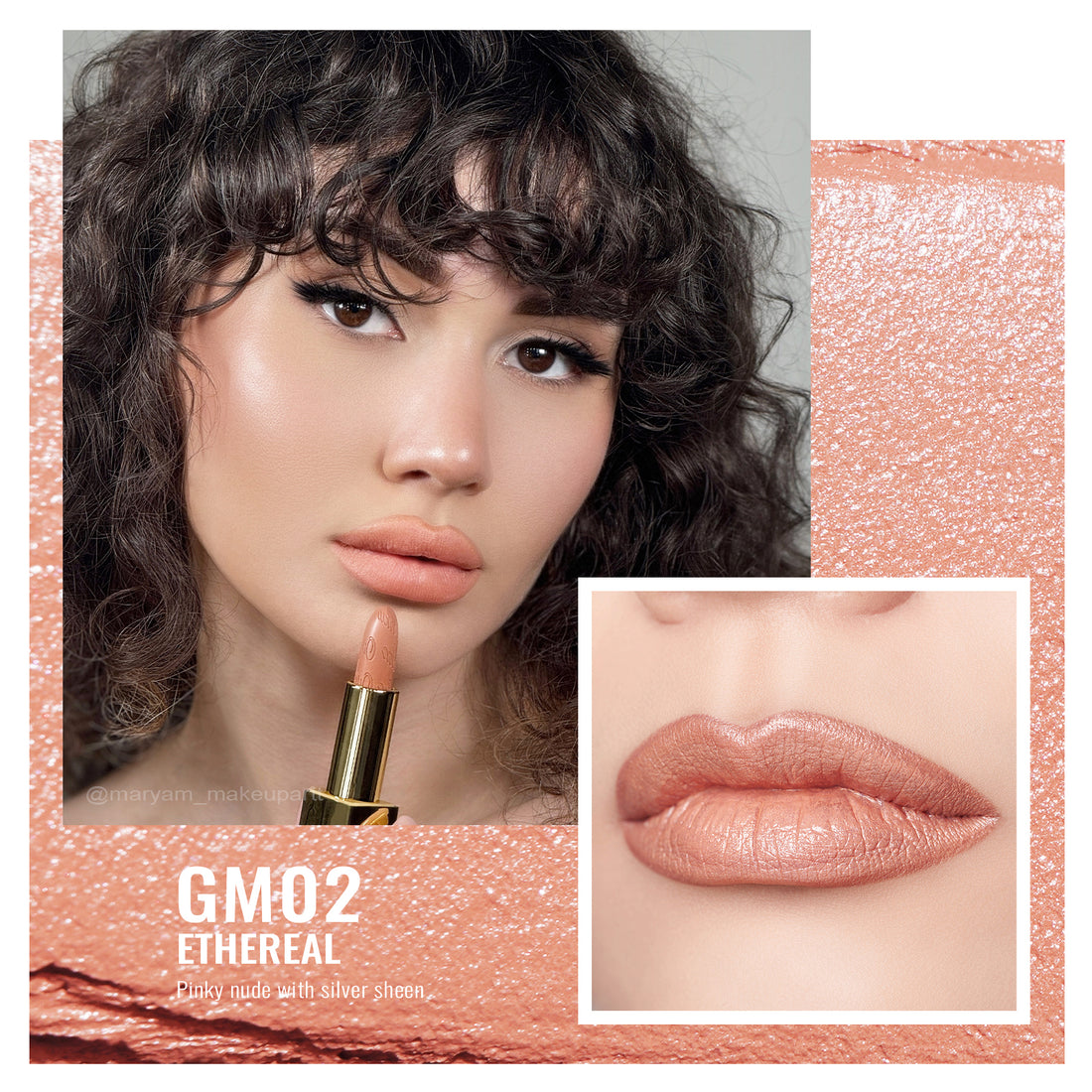 Metallic Shine Lipstick | GM02 Ethereal