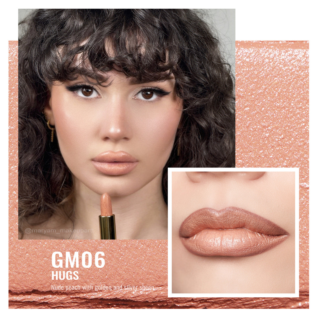 Metallic Shine Lipstick | GM06 Hugs