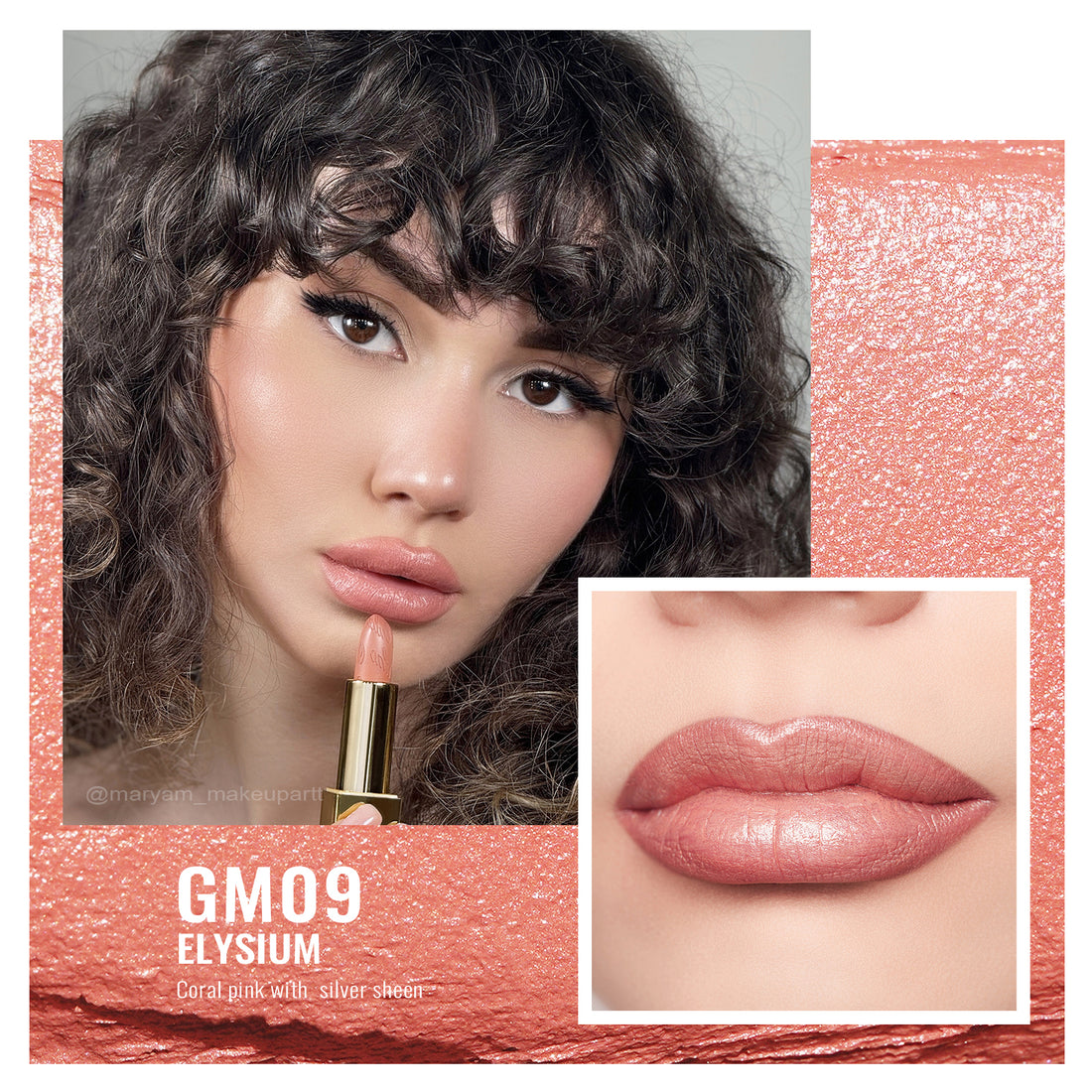 Metallic Shine Lipstick | GM09 Elysium