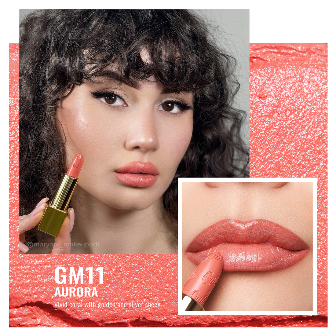 Metallic Shine Lipstick | GM11 Aurora